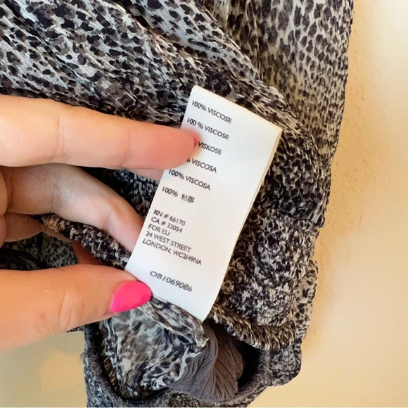 NWT Free People Roma snake print Blouse - Picture 7 of 8